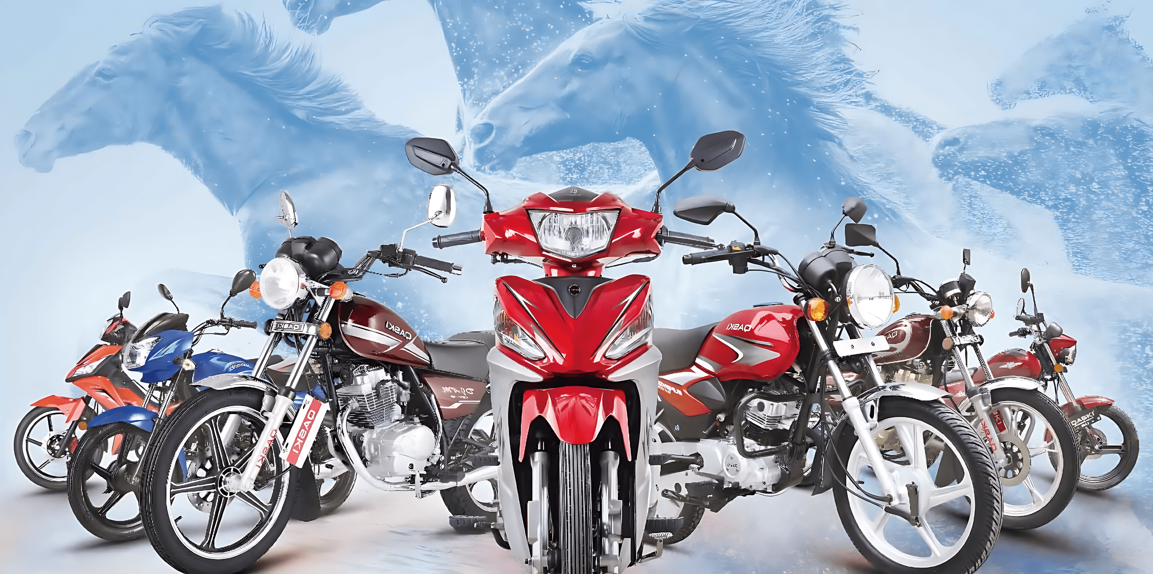 Collection de motos QASKI